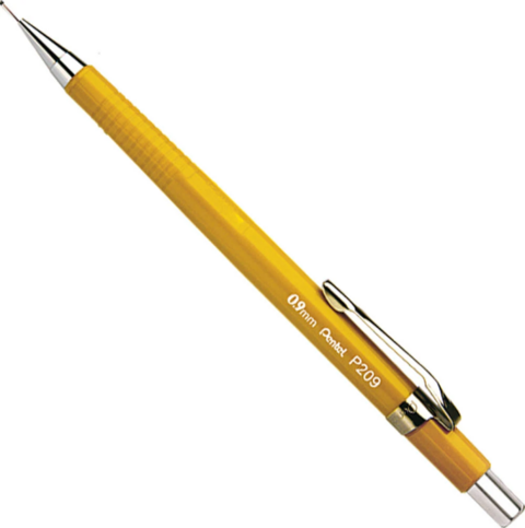 Lapiseira 0.9 Amarela - Pentel