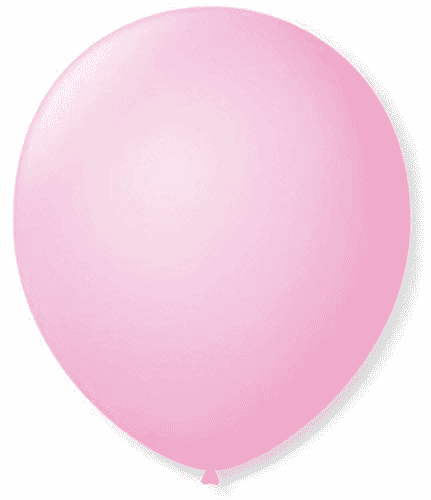 Balão Imperial Rosa Baby N°9 C/50 - São Roque