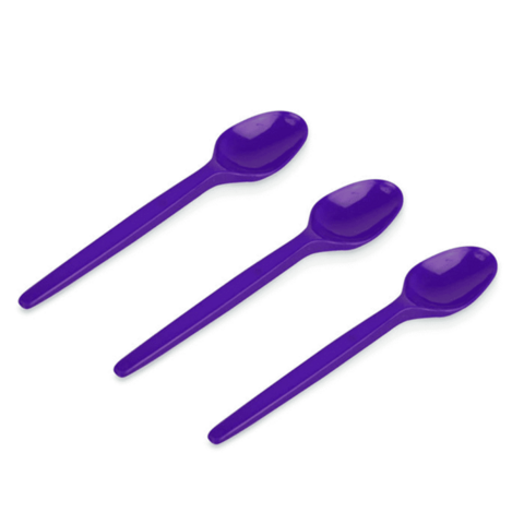 Colher Sobremesa Roxo C/50 Kaixote