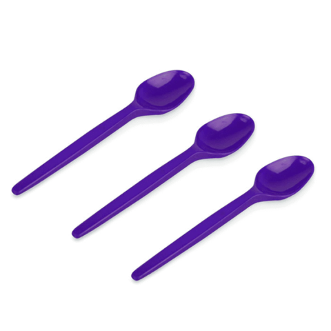 Colher Sobremesa Roxo C/50 Kaixote