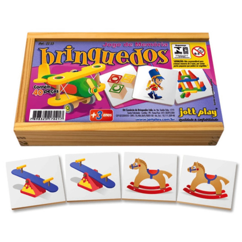 Jogo da Memória Brinquedos Jott Play R2233