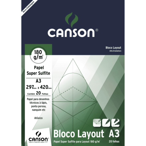 BLOCO A-3 LAYOUT S MARGEM CANSON 180GR C20FLS R7028