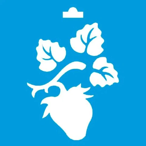 Stencil Morango ST-X-014 10x10