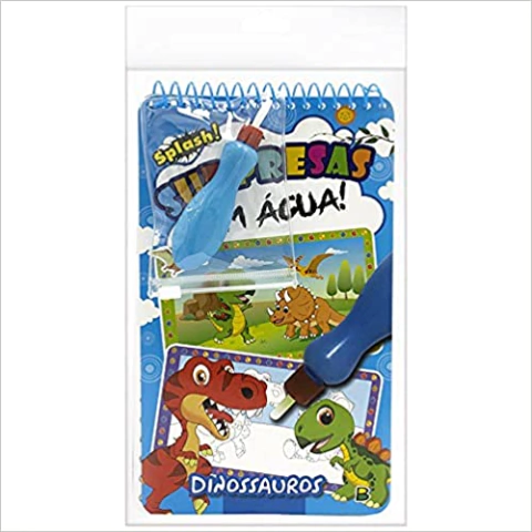 Livro Surpresas com Água - Dinossauros