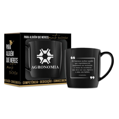 Caneca 300ml Cursos Agronomia - Brasfoot