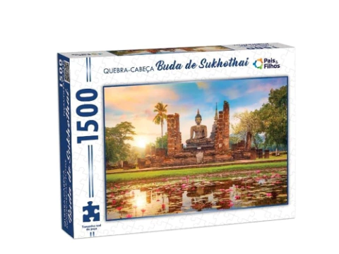 Jogo Quebra Cabeça Buda 1500 pçs - Pais e Filhos