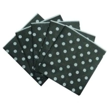 Guardanapo de Papel Plac Preto C/ Poá