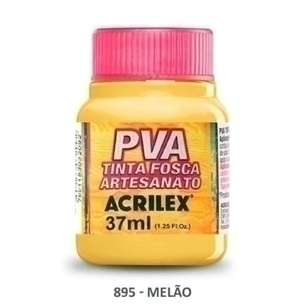 Tinta Fosca PVA 37ml Acrilex Melão 895