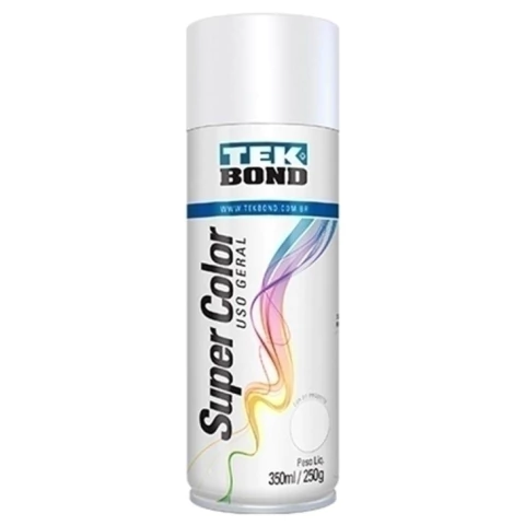 Tinta aerossol spray tekbond Branco Fosco