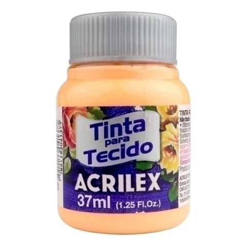 Tinta Tecido Acrilex Salmão 518