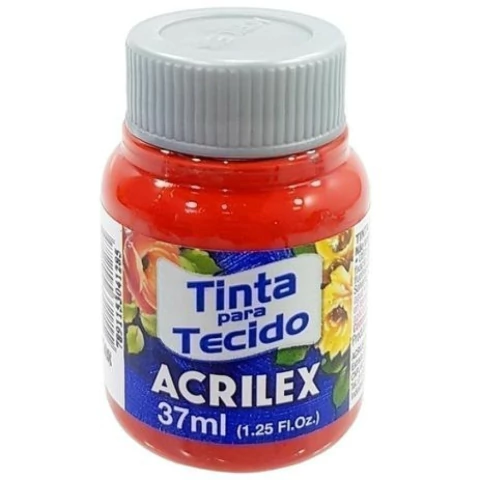 Tinta Tecido Acrilex Vermelho Escarlate 508