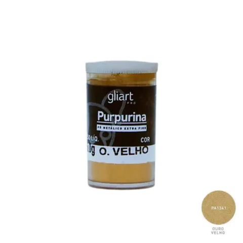 Purpurina Ouro Velho 3g - Gliteart