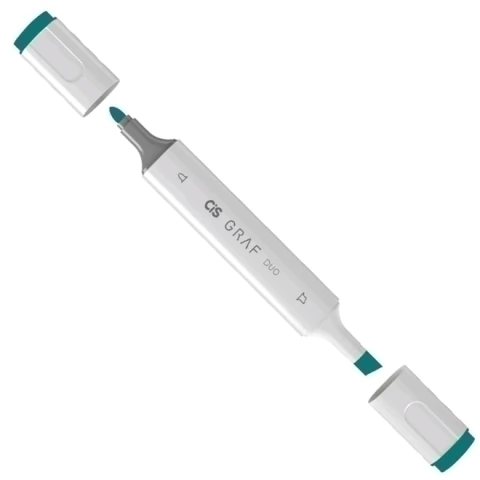 Marcador Cis Graf Duo Turquoise Green 53