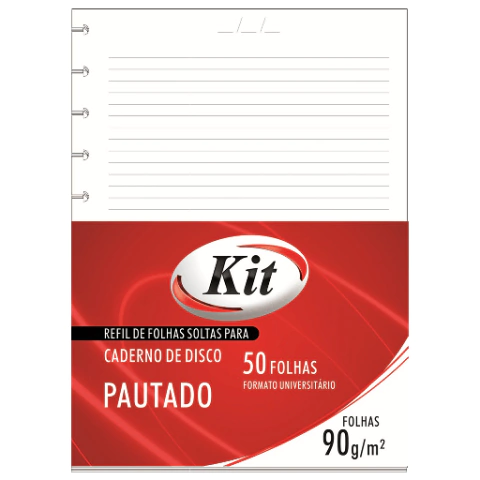 Refil Caderno Inteligente c/50fls - KIT