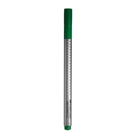 Caneta Verde Grip Finepen 0.4 - Faber Castell