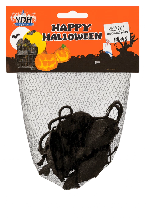 Ratos Pretos Decoração Halloween