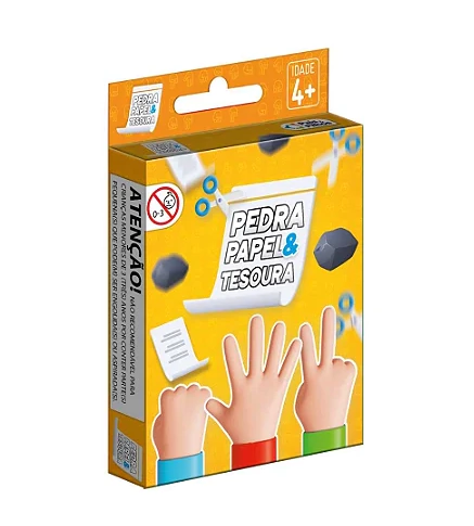 Jogo Pedra Papel e Tesoura - Pais e Filhos