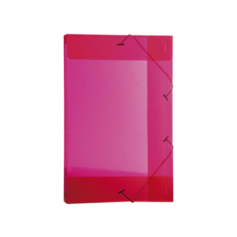 Pasta com elástico meio ofício Vermelha Dello