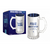 Caneca Vidro Metálica "Grande Amigo" - Brasfoot