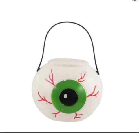 Balde Decorativo Olho Halloween R.MOIM-001353 BR Festas