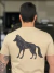 Imagem do Camiseta Acostamento Lobo nas Costas Masculino