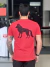 Camiseta Acostamento Lobo nas Costas Masculino