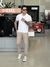 Calça DLZ Skinny Bolso Reto Masculino Marrom Claro na internet
