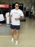 Short Acostamento Elastano Quadro Lobinho Emborrachado Masculino Marinho