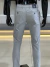 Calça Tommy Hilfiger Sarja Regular Fit Stretch Bolso Faca Masculino Cinza - loja online