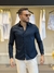 Camisa Calvin Klein Manga Longa Slim Fit CK Bordado Masculino - loja online