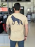 Camiseta Acostamento Lobo nas Costas Masculino
