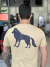Camiseta Acostamento Lobo nas Costas Masculino - loja online