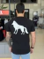 Camiseta Acostamento Lobo nas Costas Masculino