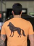 Camiseta Acostamento Lobo nas Costas Masculino na internet