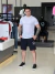 Camiseta Armani Exchange Lettering Assinatura Estampa Aveludado Frontal Masculino - comprar online