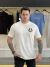 Camiseta Diesel T-Just-G15 Estampa Nas Costas Assinatura Masculino - loja online