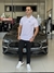 Polo Armani Exchange Lettering Assinatura no Peito Masculino na internet