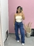 Calça Cargo Wide Leg Escura