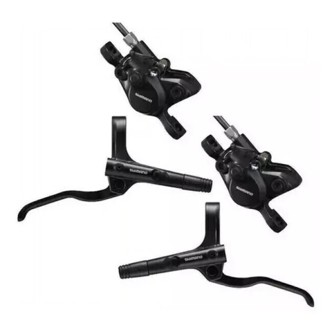 SET FRENOS HIDRAULICO SHIMANO MT201 MANIJAS+CALIPER+CABLES