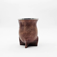 Imagen de Mate camionero Premium de cuero VEGANO