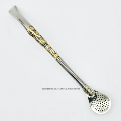 Bombilla caño fino de alpaca CAMPEONES - comprar online