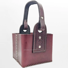 Matera Canasta De Cuero - comprar online
