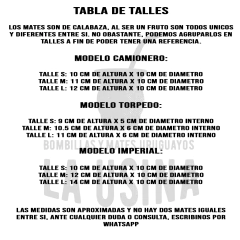 MATE IMPERIAL - Bombillas y Mates Uruguayos LA USINA
