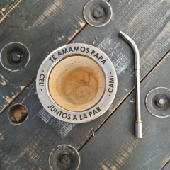 Combo inox DIA DEL PADRE - Bombillas y Mates Uruguayos LA USINA