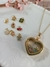 Colar - Cápsula Coração (dourado - corrente 60 cm) - Loz Acessórios - Relicários Personalizados e Semijoias