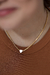 Choker Semijoia - Coração Trabalhado - comprar online