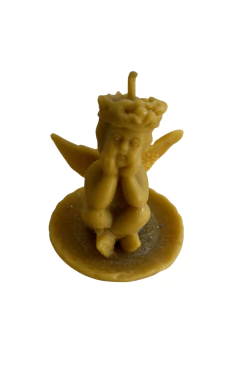 Vela decorativa Cera de Abelha - Anjo