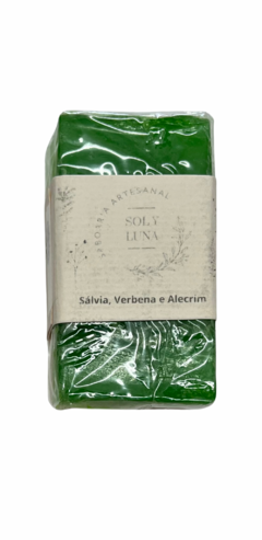 Sabonete Artesanal Sálvia Verbena e Alecrim "camadas" - comprar online
