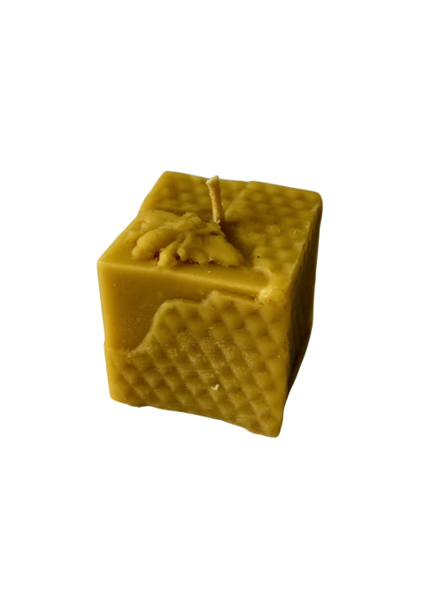 Vela Quadrada Decorativa Cera de Abelha