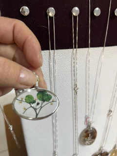 Biojóia Pingente Plantas Naturais - 01 na internet